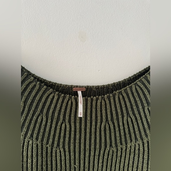 FREE PEOPLE Charlotte Green Tunic XS - Picture 9 of 9